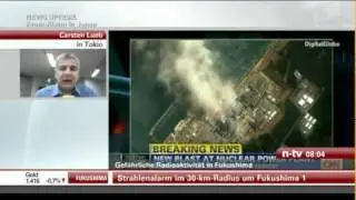 Atom-Alarm in Japan! AKW Fukushima explodiert. Radioaktivit&auml;t tritt aus.