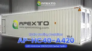 Обзор контейнера для гидроохлаждения AP-HC40-A420 | Поддержка 420 гидромайнеров Antminer