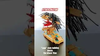 Eren Yeager&rsquo;s Attack Titan Building blocks &ldquo;lego&rdquo; style. Tough build but worth it! #aot #anime #lego