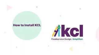 How to Install KCL Foodservice Design Software