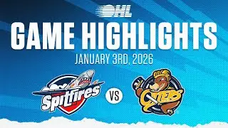 Обзор матча OHL: «Виндзор Спитфайрз» — «Эри Оттерз», 3 января 2026 года.
