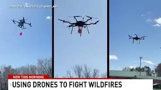 Firefighting drones under development at University of Maryland