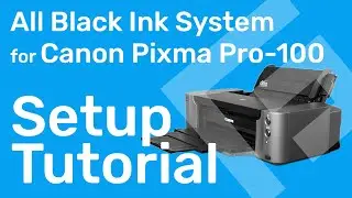 Система Dmax&trade; All Black Ink&trade; для Canon Pixma Pro-100 &mdash; руководство по настройке