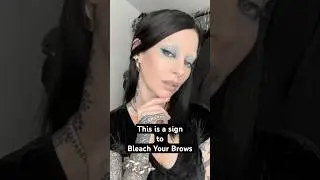 Just BLEACH your brows. I never feel as 🔥 as when I have Bleached brows #eyebrows #bleachedbrows