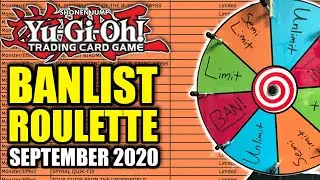 Yu-Gi-Oh! September 2020 Banlist Roulette!