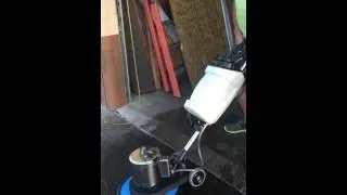 Phoenix carpe repair & cleaning breaking in our new 175 scrubber at the shop.