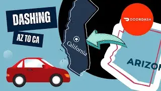 Dasher Challenge | AZ to CA with NO MONEY