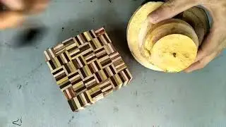 Segmented WOODTURNING for beginner - make a beautiful bowl from used wood