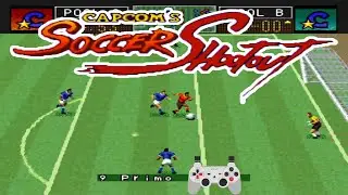 Capcom's Soccer Shootout SNES HD Gameplay with Controller
