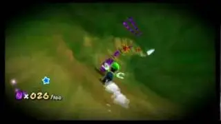 Super Mario Galaxy 2 100% - Tall Trunk Comet - Tall Trunk's Purple Coin Slide