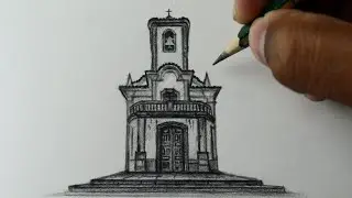 Como desenhar uma Igreja realista - PASSO A PASSO - narrado
