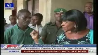 NDDC Boss Queries CRUTECH Contractor For Shoddy Job