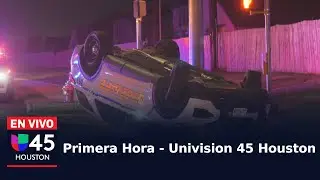 Agente del Sheriff del condado Harris sufre heridas en la cabeza tras choque con otro veh&iacute;culo