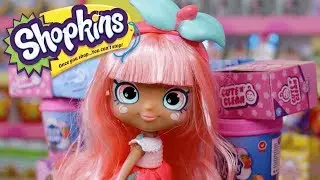 SHOPKINS MINI PACKS | Trendy Tutorial &ndash; Mini Packs Stacking | Summer Peaches