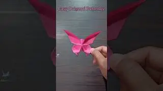 Quick and Easy Origami Butterfly Tutorial 🦋✨ #origami
