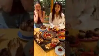 Shilpa Shetty enjoys Sunday binge with Ananya Panday but Chunky pays the bill | #Shorts