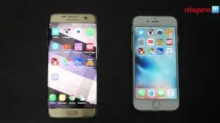 Galaxy S7 vs iPhone 6s |Fingerprint Scanner Speed Test