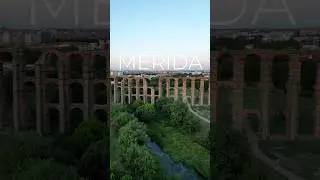 El ACUEDUCTO ROMANO de M&eacute;rida y sus CIG&Uuml;E&Ntilde;AS 🪺 Vista a&eacute;rea con dron #dji