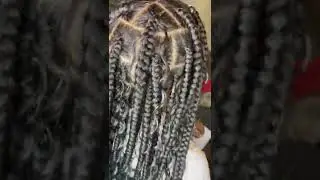 Large Knotless Goddess braids On FLEEK| #blackgirlmagic #youtubeshorts #youtube
