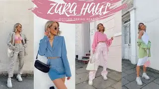 HUGE ZARA HAUL | SPRING TRY ON! | India Moon