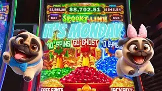 Счастливая мумия! То есть, счастливый понедельник! Игровой автомат Spooky Links Go Ghost | Азартн...