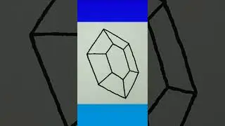 Drawing Ruby Gemstone  #art #drawing #shorts #gemstone #ruby #diamond