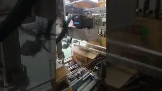 Automatic wrap-around case packer for glass or plastic#casepacker#casepackingmachine