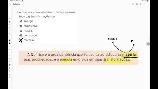 A Qu&iacute;mica, como estudamos, dedica-se ao estudo das transforma&ccedil;&otilde;es da: