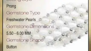 Alluring White Pearl & Sterling Silver Stretch Bracelet