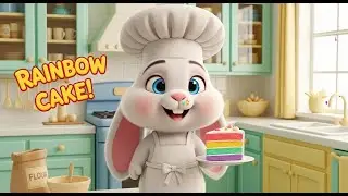 FunToonsTime Rainbow Cake Recipe For Kids