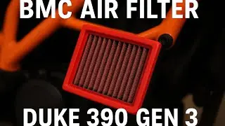BMC Air Filter on KTM Duke 390 Gen 3 | Install, Sound Test & First Ride!