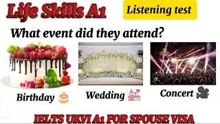 IELTS LIFE SKILLS EXAM A1 listening test|100|