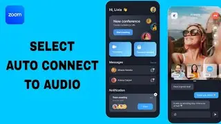 How To Select Auto Connect To Audio On Zoom App | Step By Step
