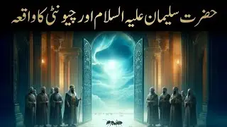 Hazrat suleman alaihissalam aur chunti ka wakya#historical story#hazrat suleman alaihissalam story