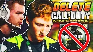 SCUMP DELETED INFINITE WARFARE... Is the game THAT BAD? (PRO COD PLAYERS Deleting Infinite Warfare)