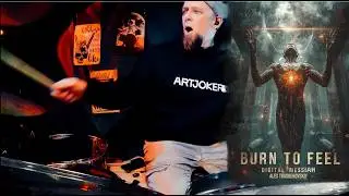 BURN TO FEEL &mdash; Digital Messiah (album) | AI Music + Live Drums by Alex Trushenovskiy