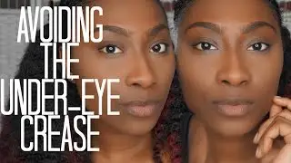 AVOIDING UNDER EYE CREASING | NEW TECHNIQUE