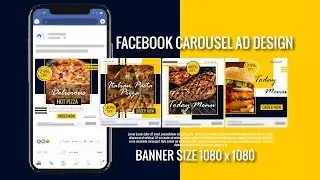 Facebook Carousel Ad Design | Instagram Ad Design | social media banner design in illustrator