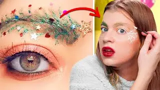 Testing WEIRD Christmas Makeup Hacks?! (Santa starts twerking)