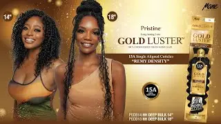Mane concept Pristine GOLD LUSTER -PGDB HH Deep Bulk 14,18