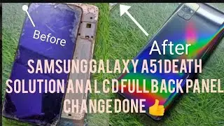 Samsung Galaxy A5 DeathSolution ana LCD Full Back Panel Change Done 👍#viral Khan Electric andTelecom