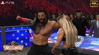 ПОЛНЫЙ МАТЧ - Матч по правилам Extreme Rule: Роман Рейнс против Шарлотты Флэр | WWE2K25 | PASLA G...