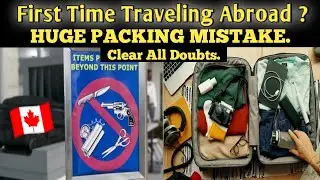 🇨🇦Checked Baggage packing Tips//Important Video//Prohibited Items//In Hindi//2025