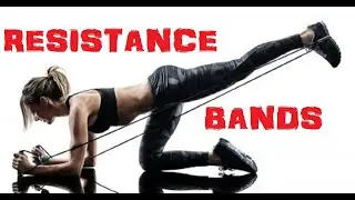 Resistance band workout. Home workout and No gym needed!
