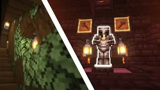 Minecraft | Ultimate Armor Room | How to Build a Armor Room