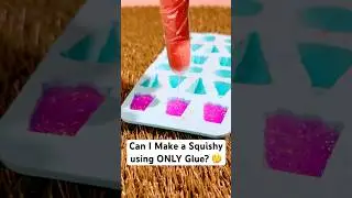 Can I Make a Squishy using ONLY Glue? 👀🤔 DIY Squishy Recipe