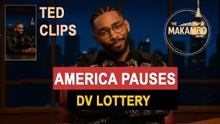 Green Card Lottery Suspended &mdash; Africa Reacts 😂 | Ted Makambo #comedy