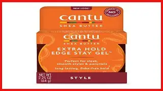 Great product -  Cantu Extra Hold Edge Stay Gel with Shea Butter, 2.25 oz (Packaging May Vary)