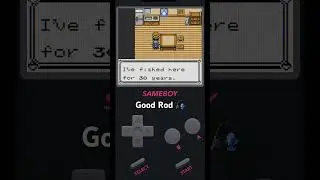 Pokemon Polished Crystal Good Rod #pokemon #romhacks #retrogaming #gameboy