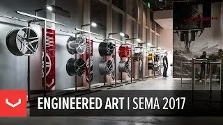 The Vossen Engineered Art Gallery at SEMA 2017 in Las Vegas